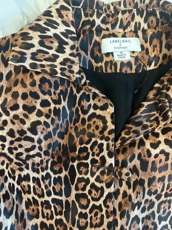 ASOS ASOS Leopard print cropped jacket