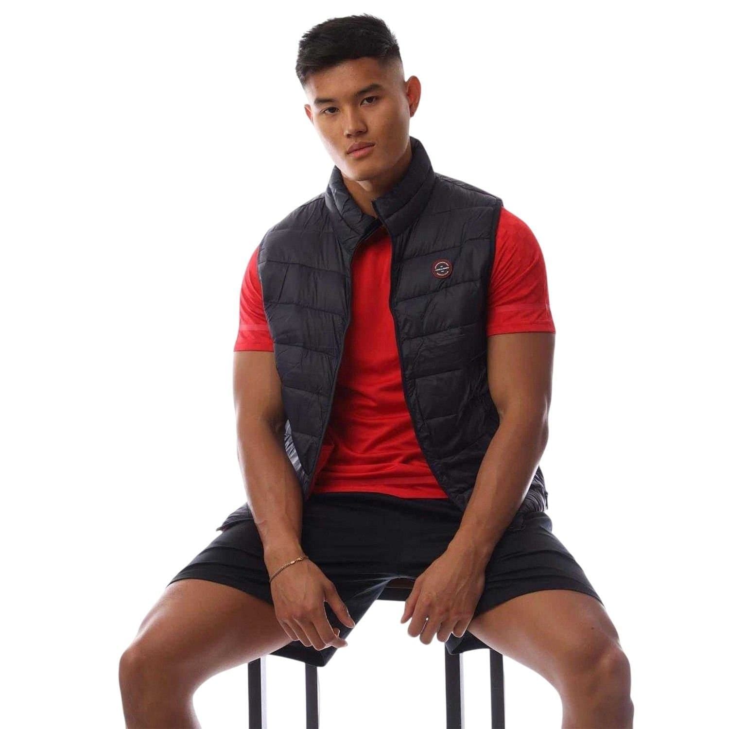 jack & jones Jack & Jones Men's Wilson Lightweight Gilet in Navy