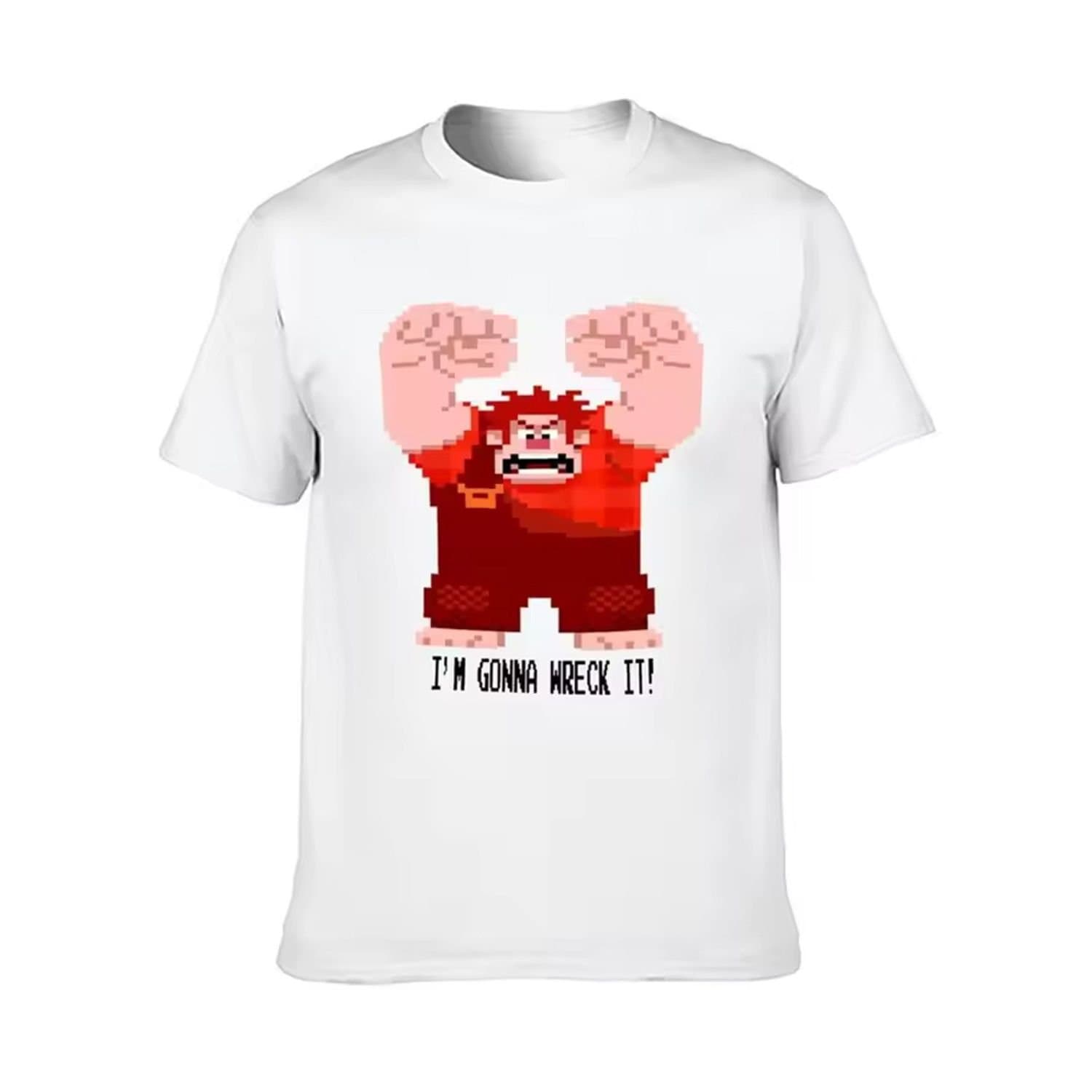 Wreck-It Ralph Wreck-It Ralph Men's I´m Gonna Wreck It Cotton T-Shirt in White