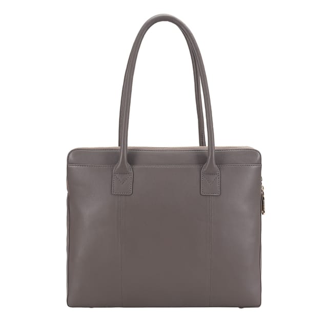 Paul Costelloe Paul Costelloe Women's Lorca Leather Shoulder Bag in Grey - 3