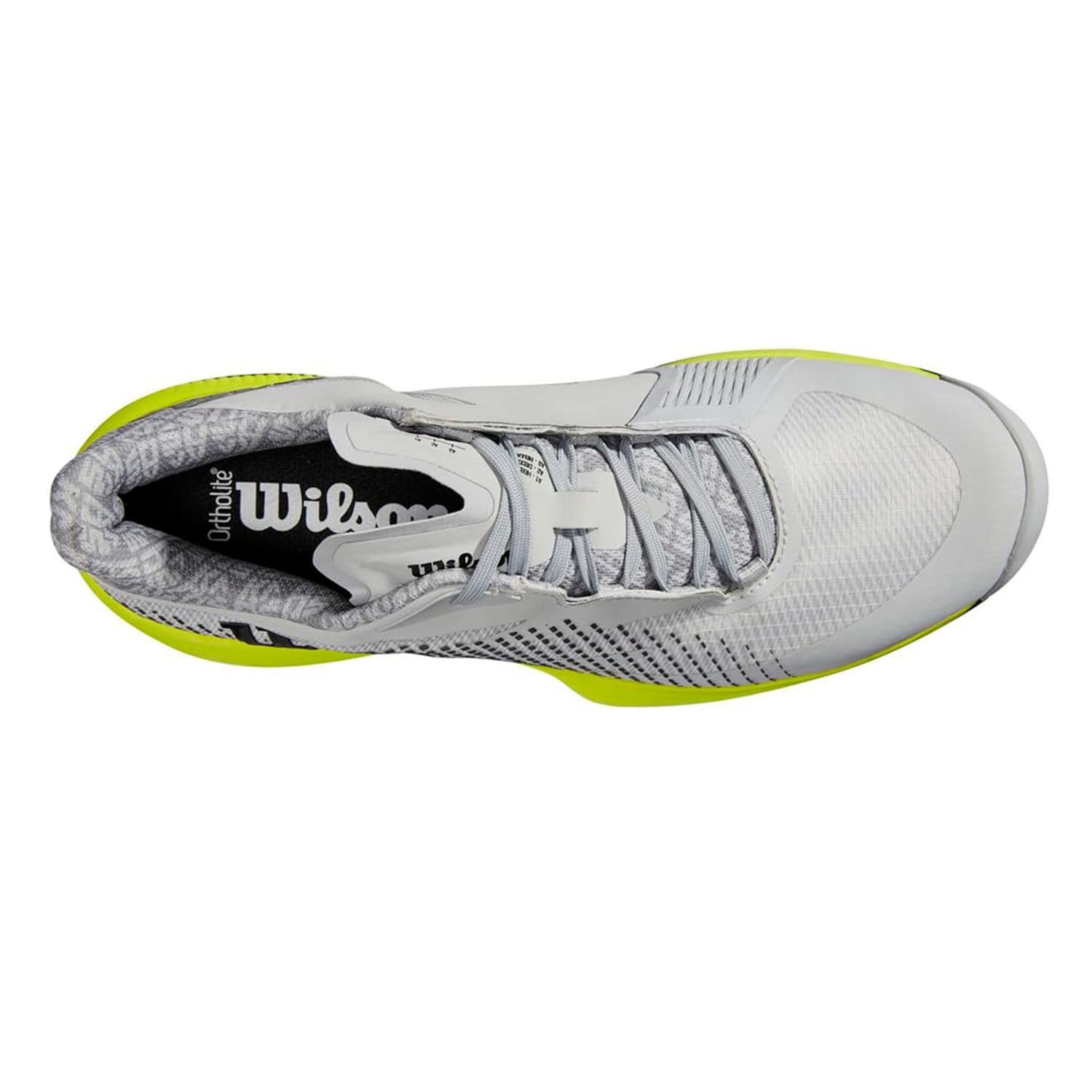 Wilson Wilson Men's Kaos Swift 1.5 Tennis Shoes in Pale Grey - 4