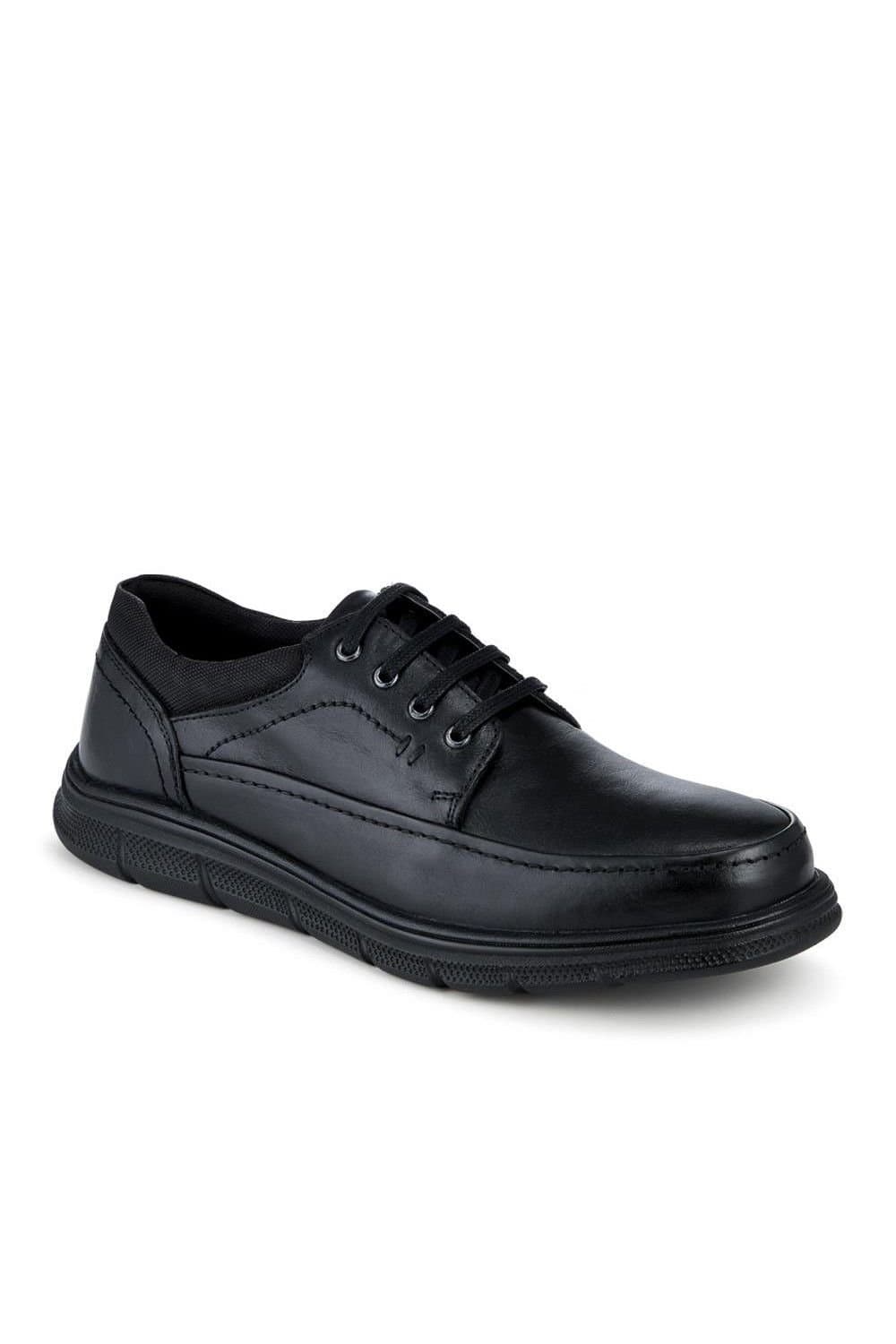 Pavers Pavers Men's Casual Lightweight Lace Up Shoes in Black