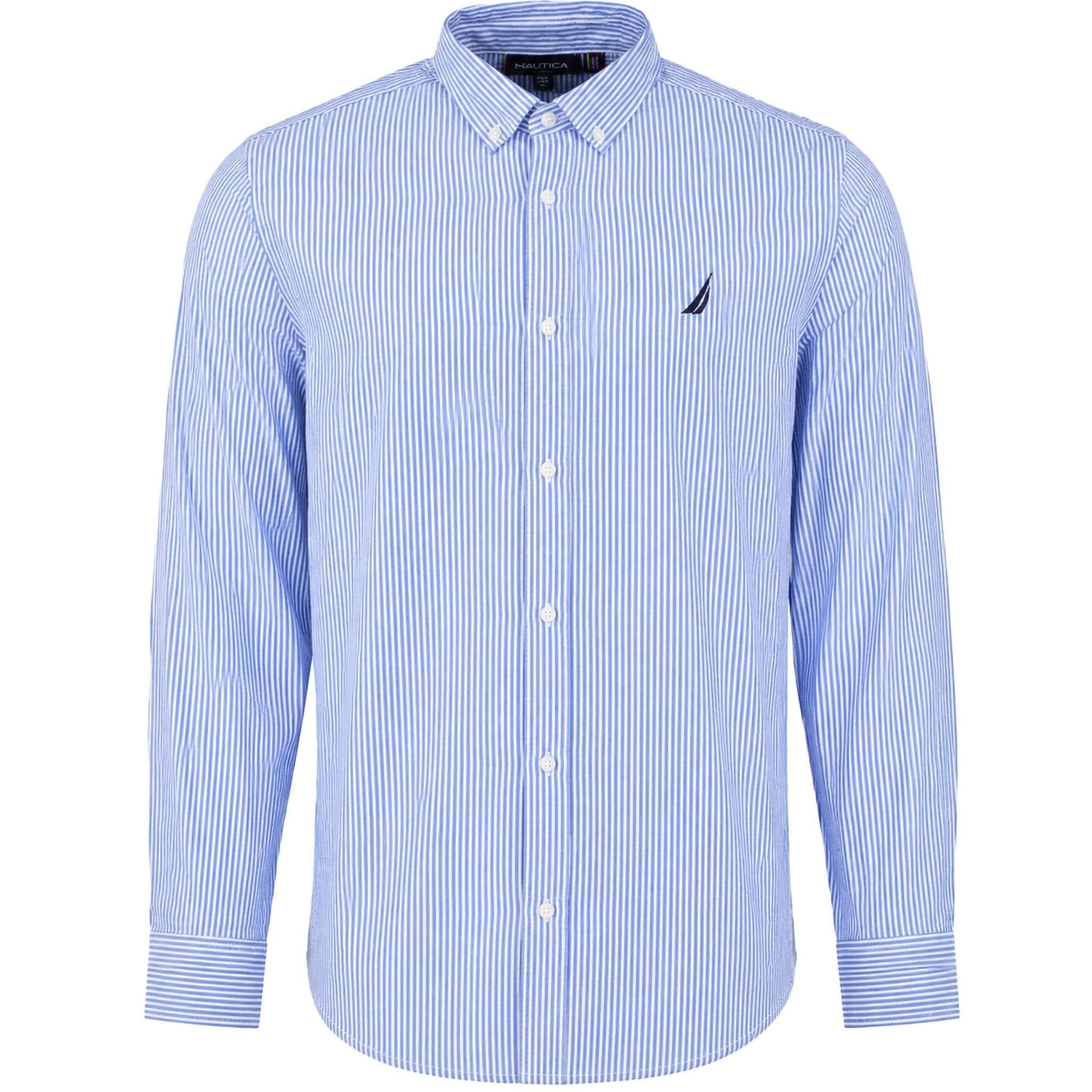 Nautica Nautica Men's Paneo Blue Shirt