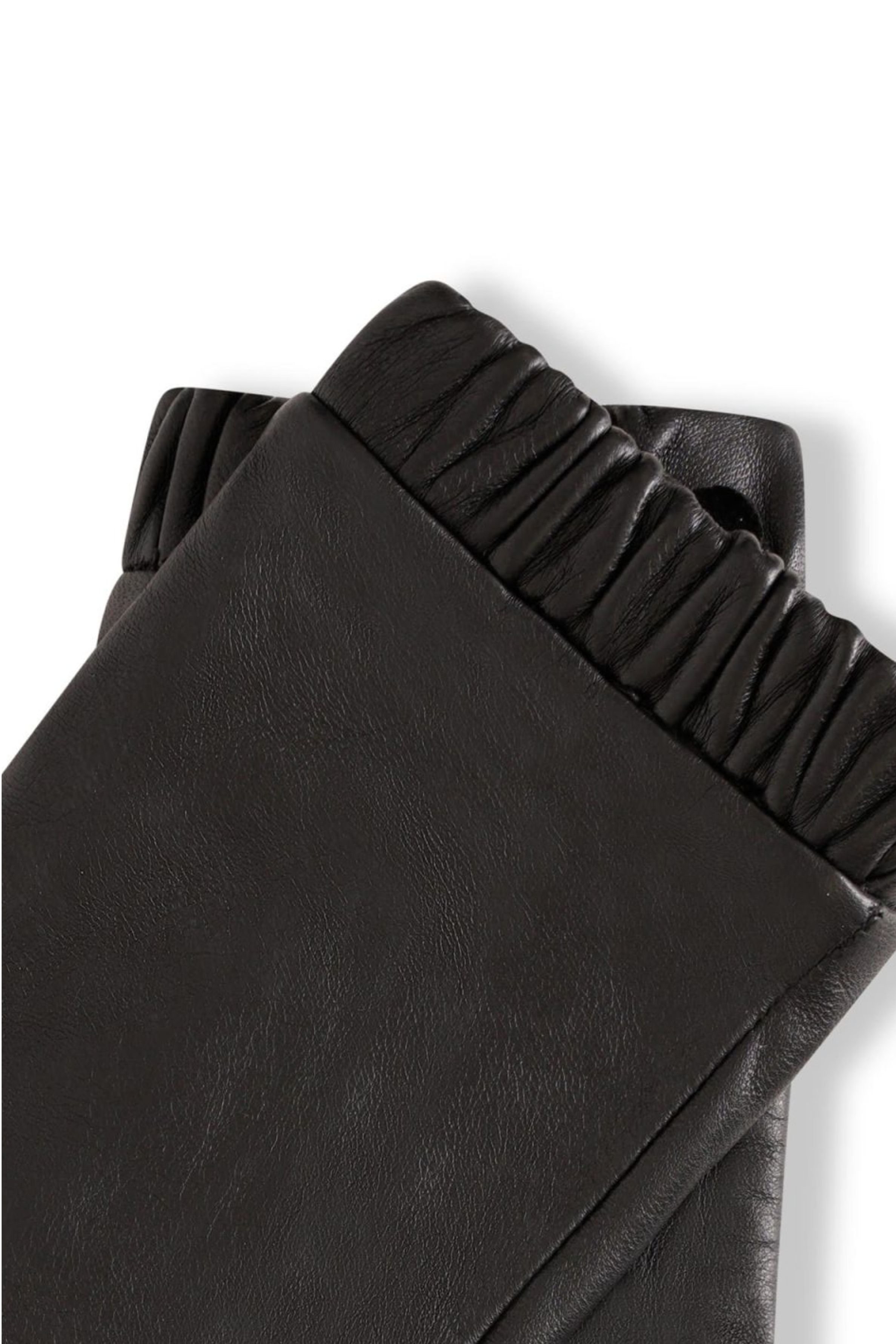 Barneys Originals Barneys Originals Women's Gift Boxed Black Real Leather Gloves - 3