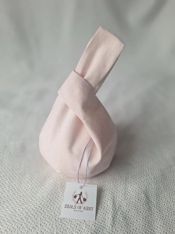 Seals of Kent Baby pink cotton Japanese knit bag Handmade by Seals of Kent - 1