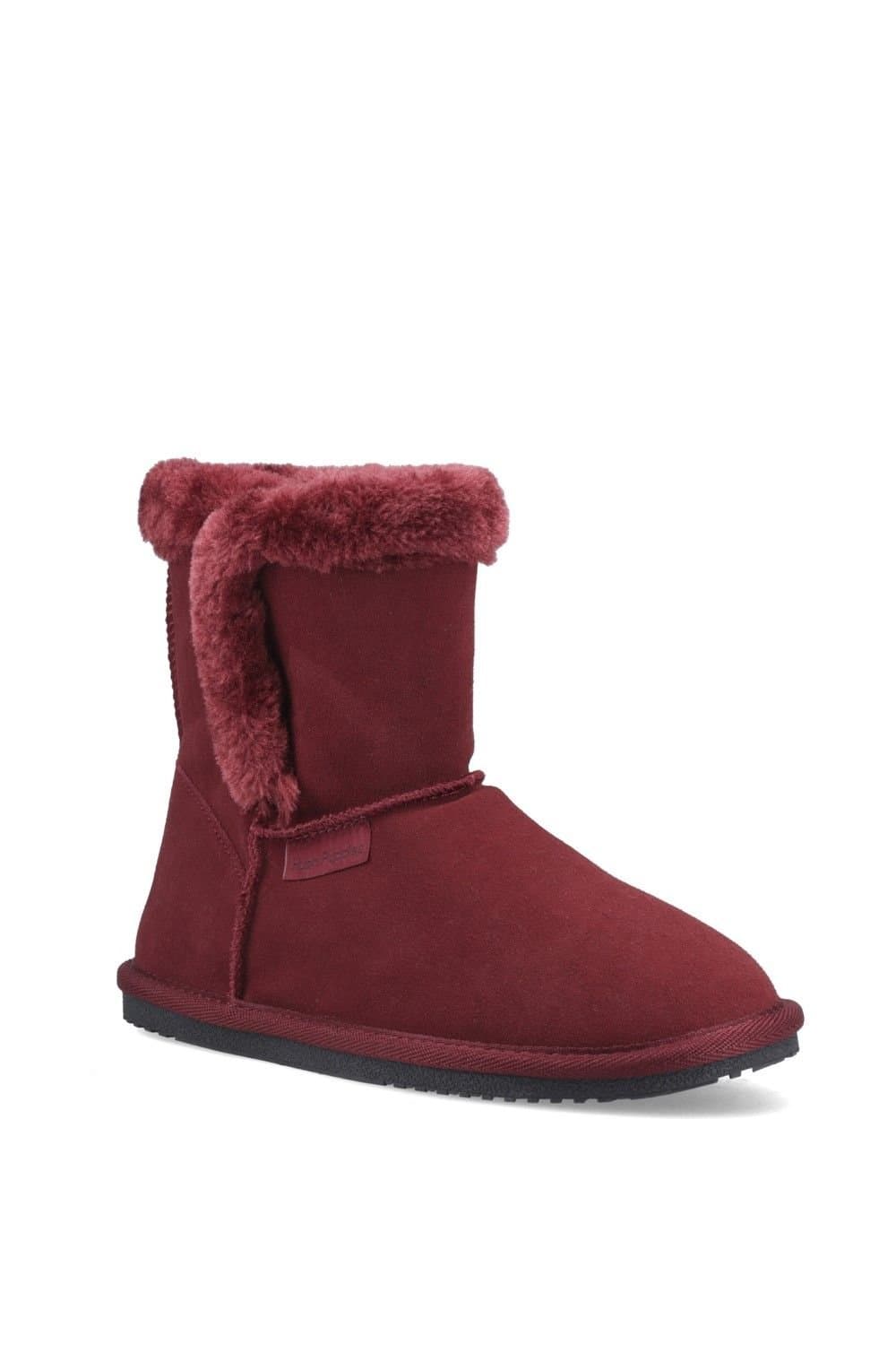 Hush Puppies Hush Puppies Women's Ashleigh Slipper Bootie in Wine