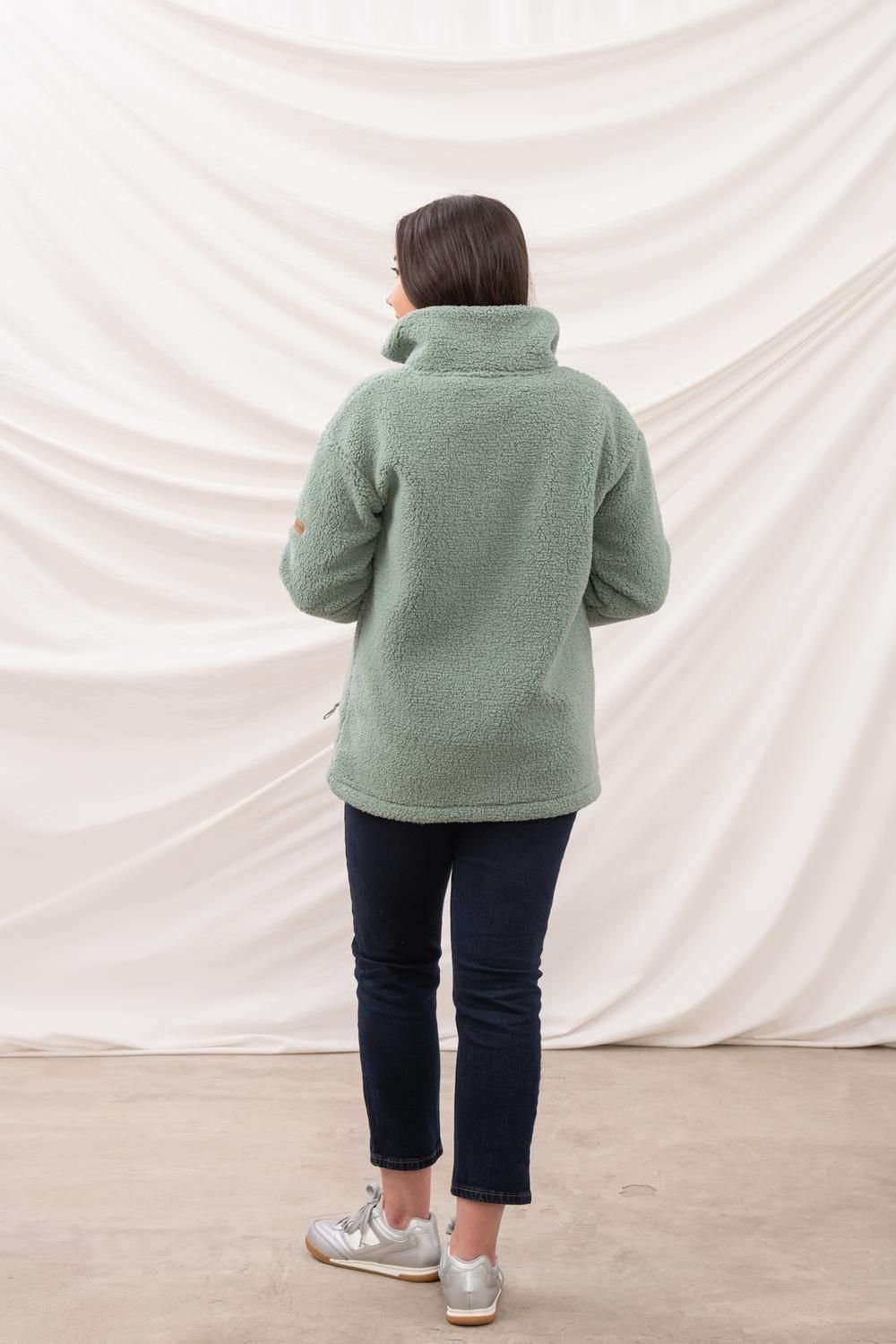 Lighthouse Clothing Lighthouse Clothing Women's Cobh Fleece in Teal - 4