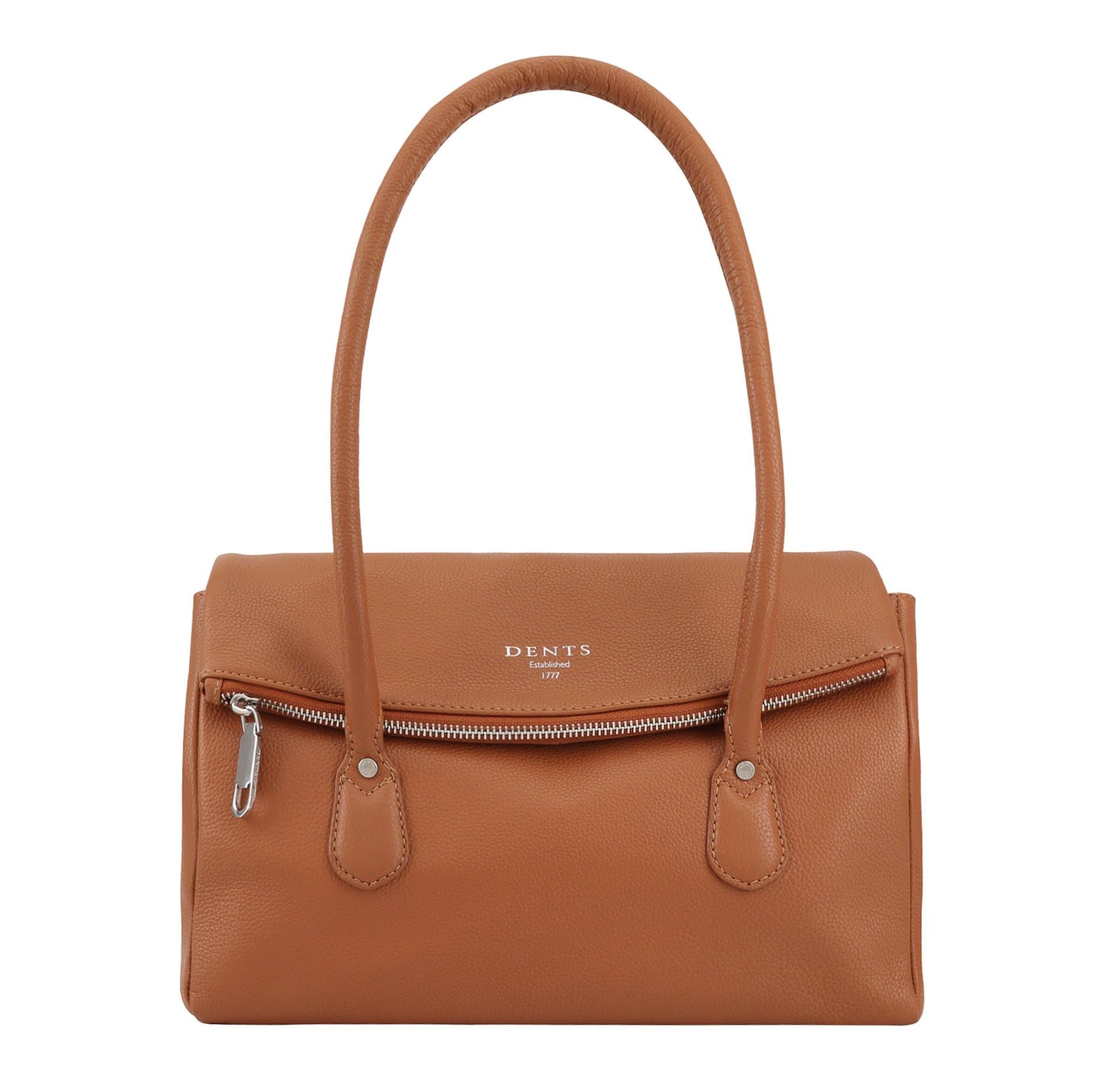 Dents Dents Tan Leather Handbag for Women