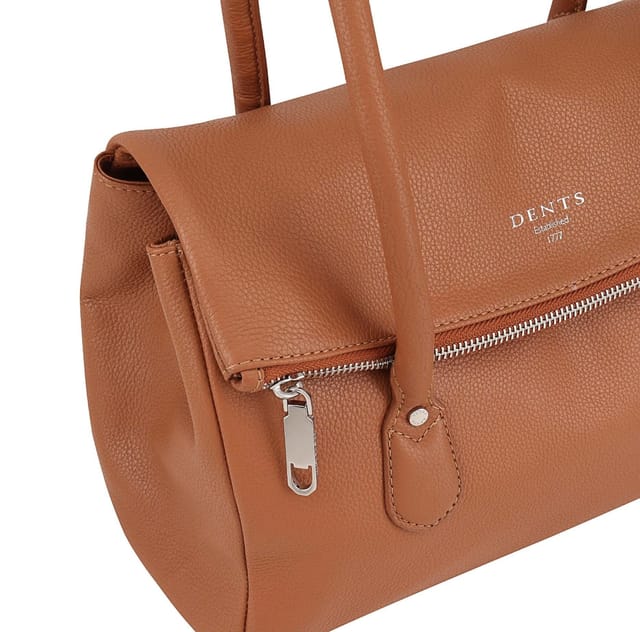 Dents Dents Women's Ashbourne Leather Handbag in Tan - 3