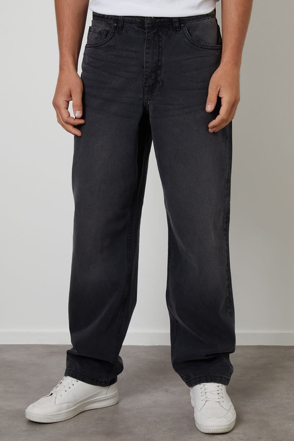 Threadbare Threadbare Men's Loose Fit Jeans in Grey