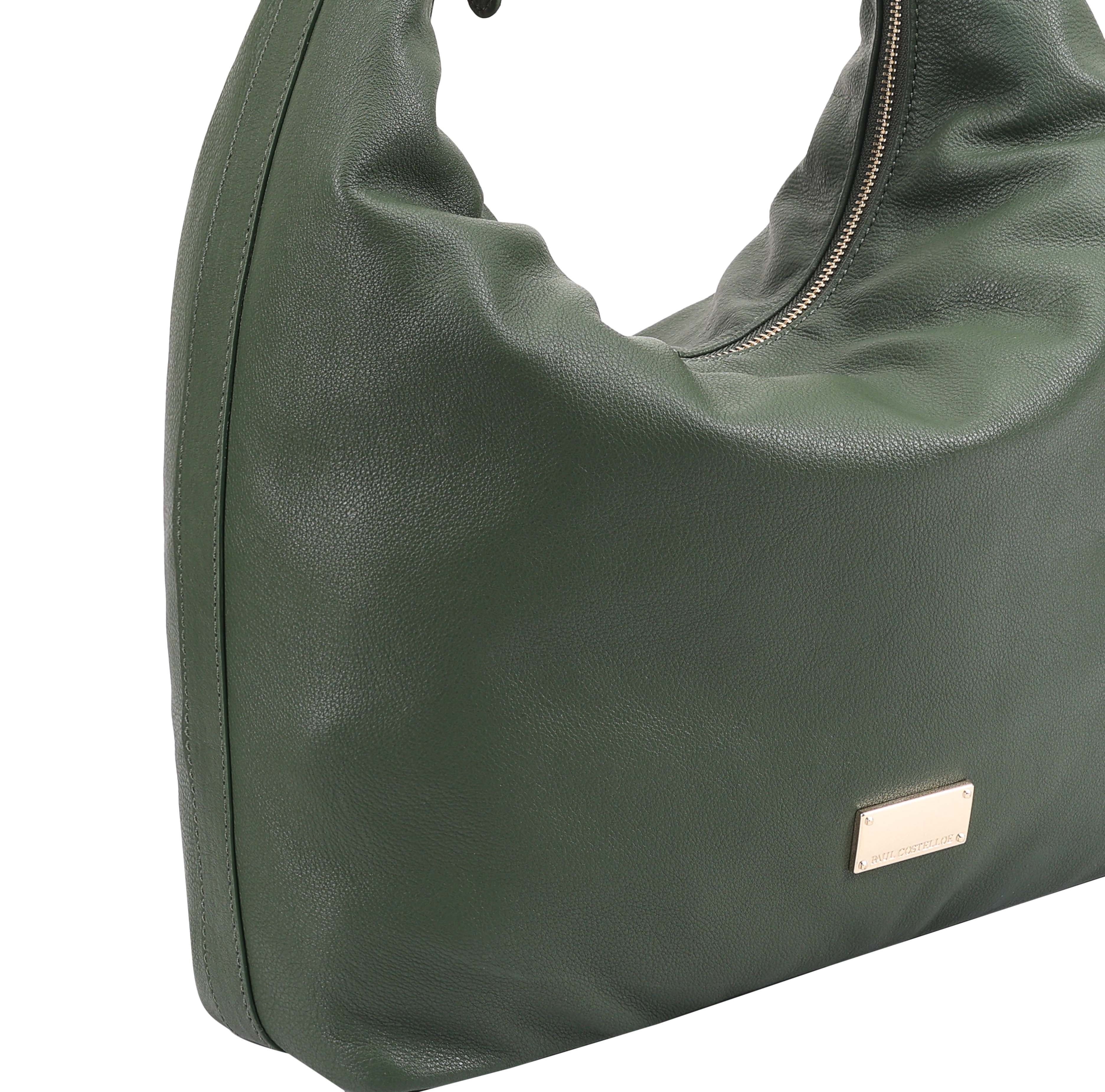 Paul Costelloe Paul Costelloe Women's Ebro Shoulder Bag in Dark Green - 4