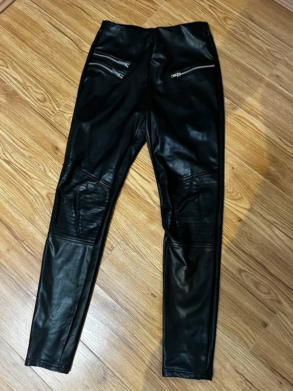 New Look New look leather look jeggins - 1
