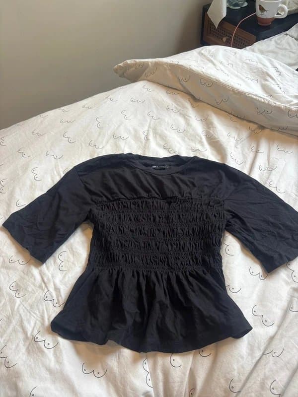 ASOS ASOS Shirred tshirt