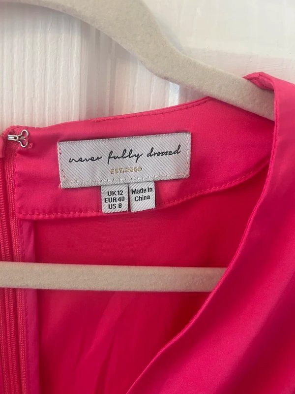 Never Fully Dressed Never Fully Dressed Satin Dress - 1