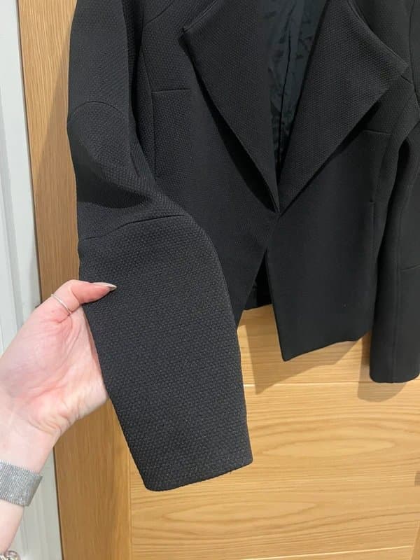 Topshop Women’s Topshop Size 8 Smart Black Blazer