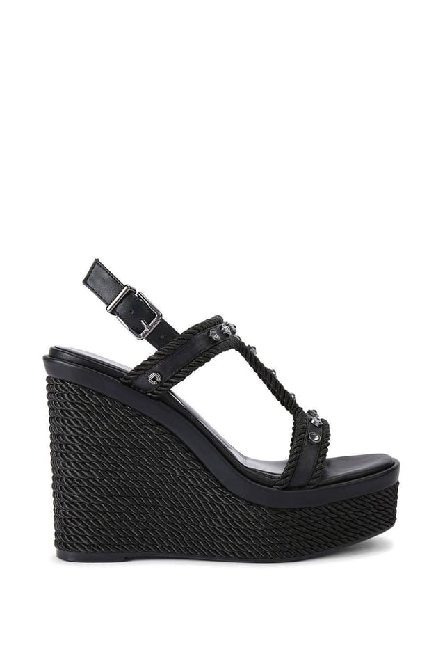 Carvela Carvela Women's 'Sorella Wedge' Sandals in Black - 2