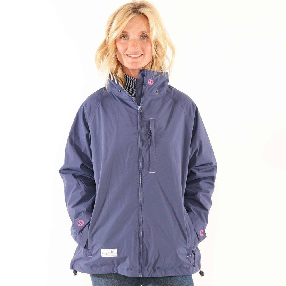 Lazy Jacks Lazy Jacks Women's Waterproof Jacket in Dark Blue