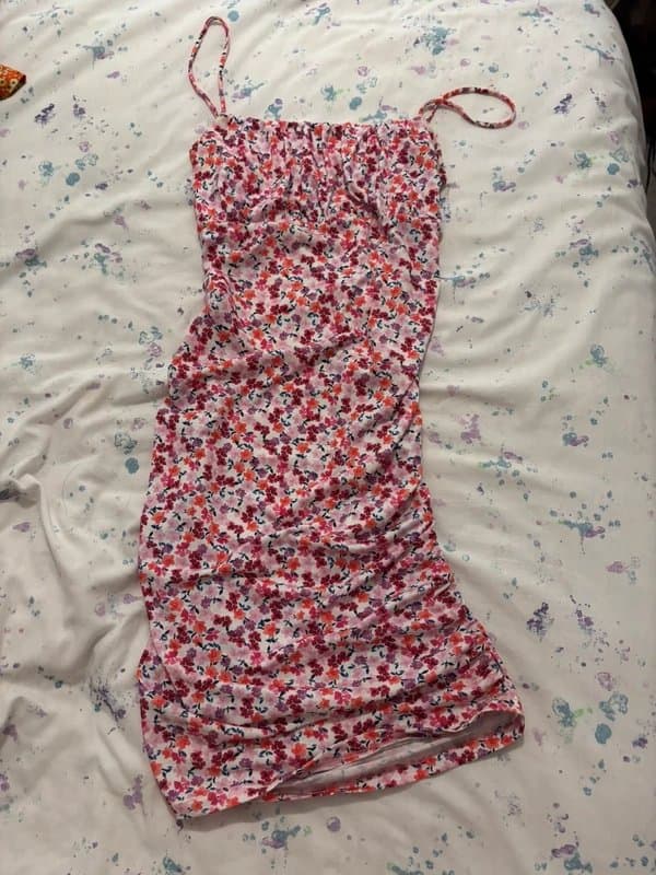 Bershka Bershka Floral Tight Summer Dress