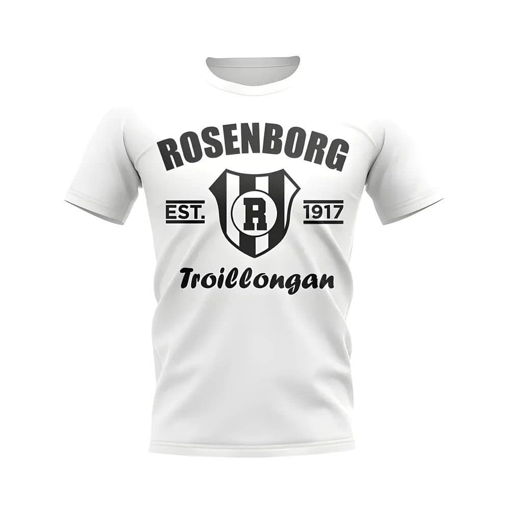 Rosenborg Rosenborg Men's Personalised Established Football T-Shirt in White