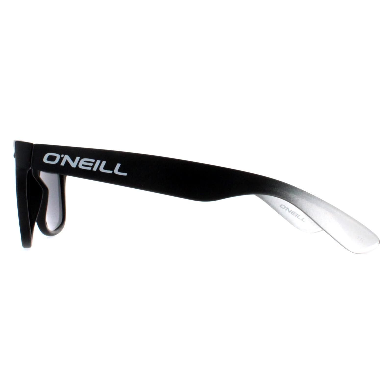ONeill O'Neill Women's Rectangle Matte Black Dark Grey Polarized Sanya - 3