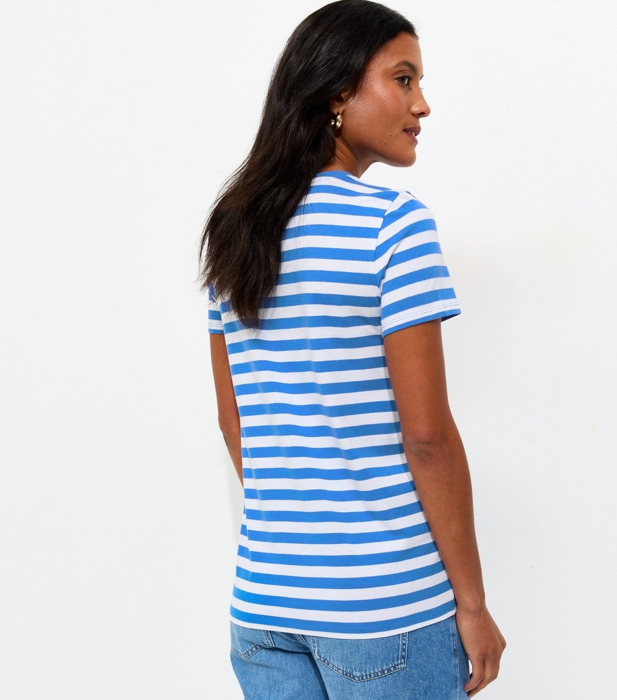 New Look Women's Maternity Blue Stripe Relaxed T-Shirt New Look - 4