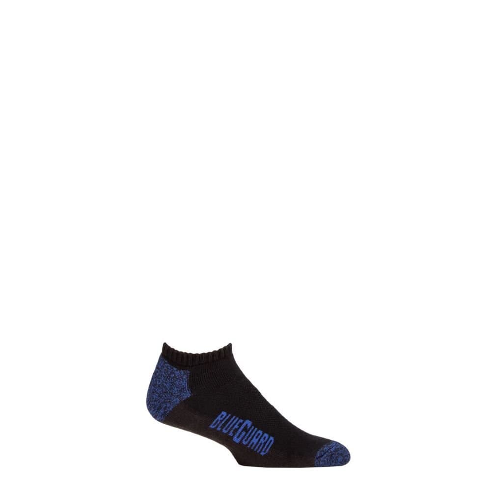 SOCKSHOP Blue Guard SOCKSHOP Blue Guard Men's Trainer Socks in Black