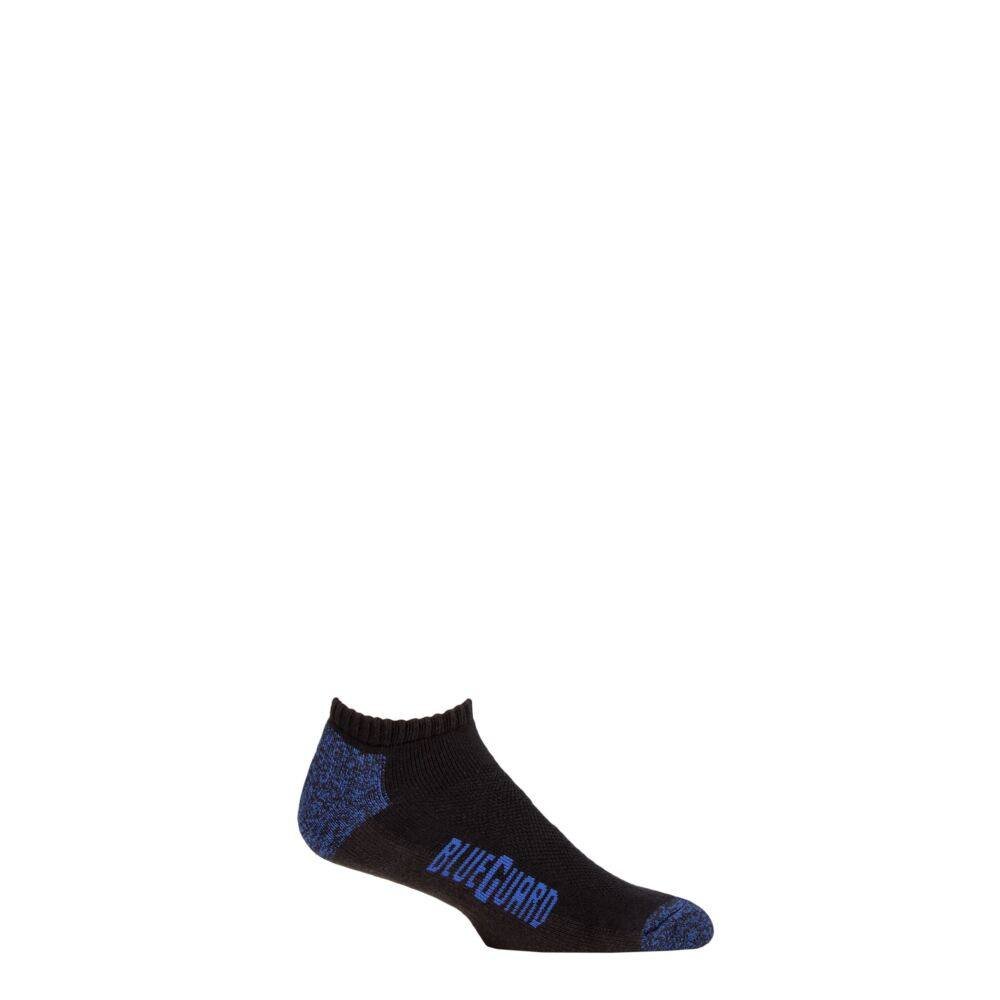 SOCKSHOP Blue Guard SOCKSHOP Blue Guard Men's Mens 1 Pair Trainer Socks in Black - 2