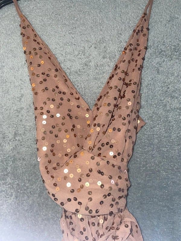 ASOS Design ASOS design size 12 sequin wrap dress