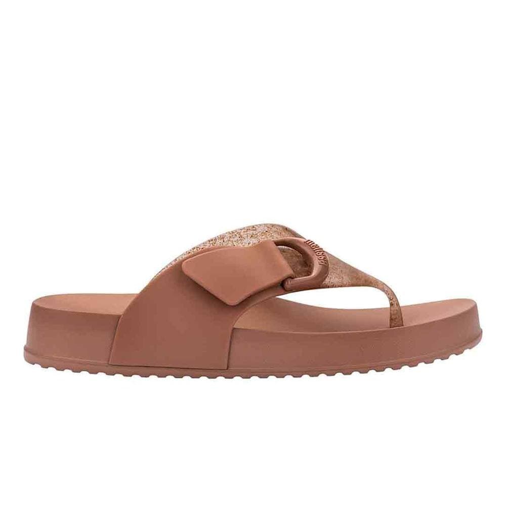 Melissa Shoes Melissa Shoes Women's Cozy Thong Sandals in Brown