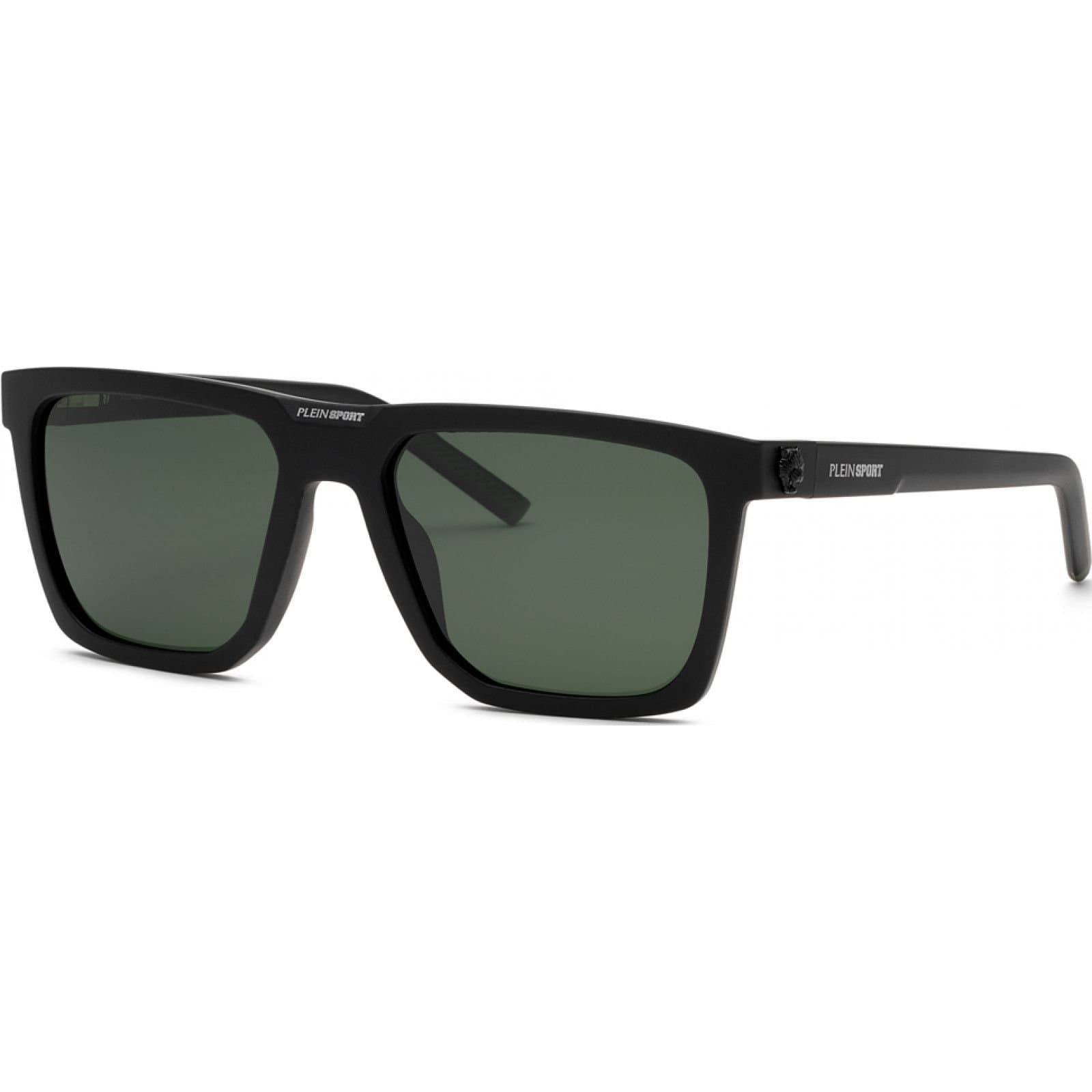 Plein Sport Plein Sport Men's SSP031-57U28P Square/Rectangle Sunglasses in Black