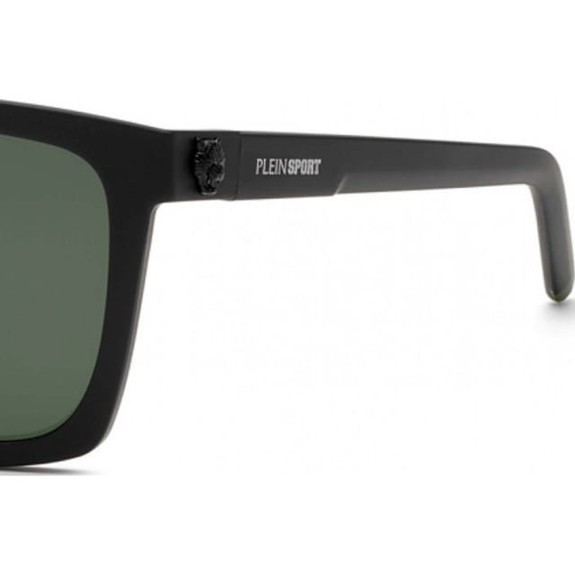 Plein Sport Plein Sport Men's SSP031-57U28P Square/Rectangle Sunglasses in Black - 2