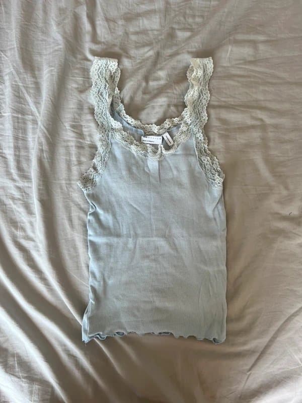 ASOS Design ASOS blue lace strap cami top