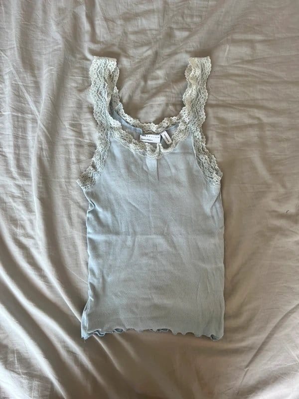 ASOS Design ASOS blue lace strap cami top - 1