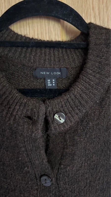 New Look New look brown knit cardigan