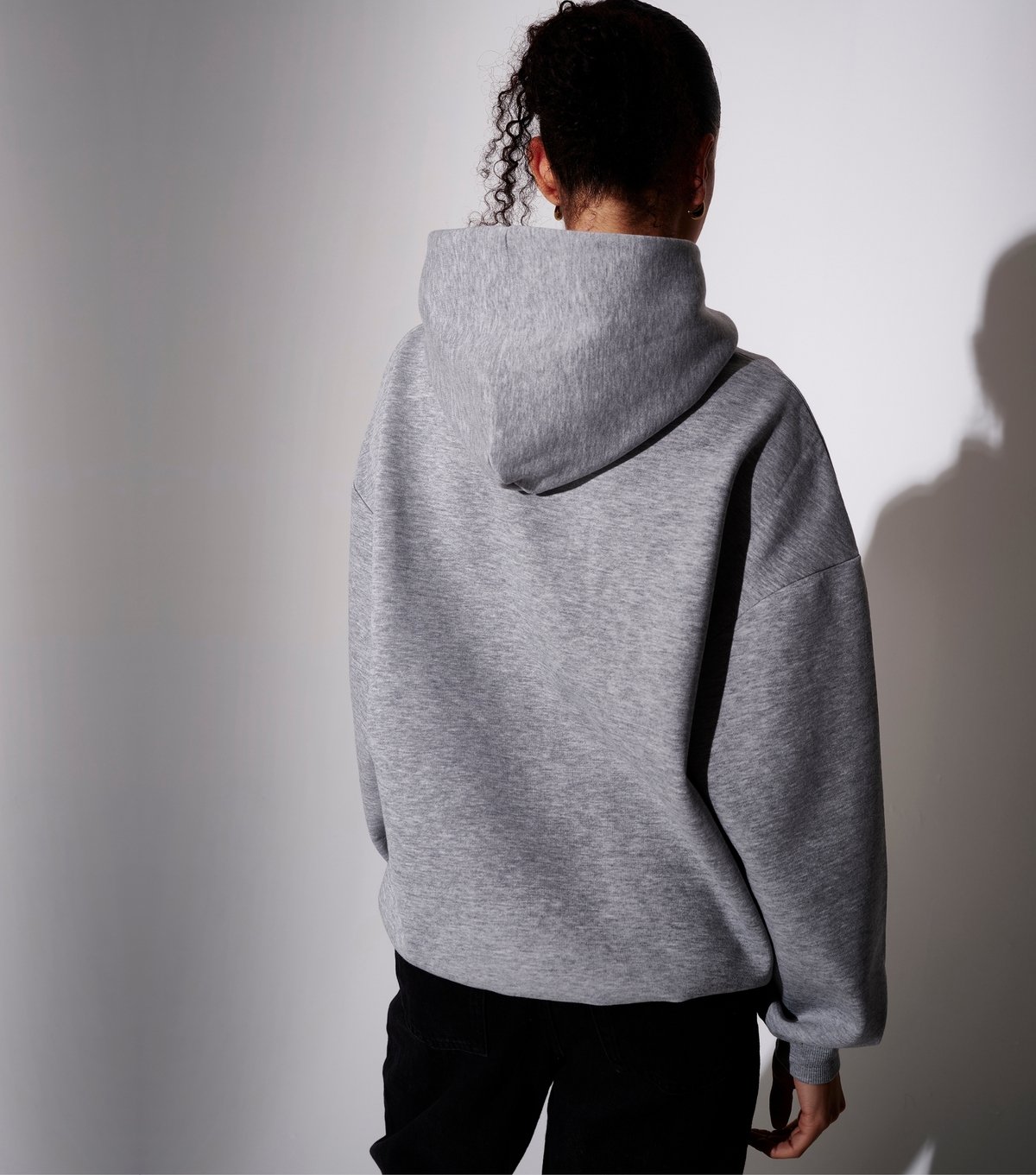 South Beach Women's Grey Made In Heaven Graphic Hoodie South Beach New Look - 4