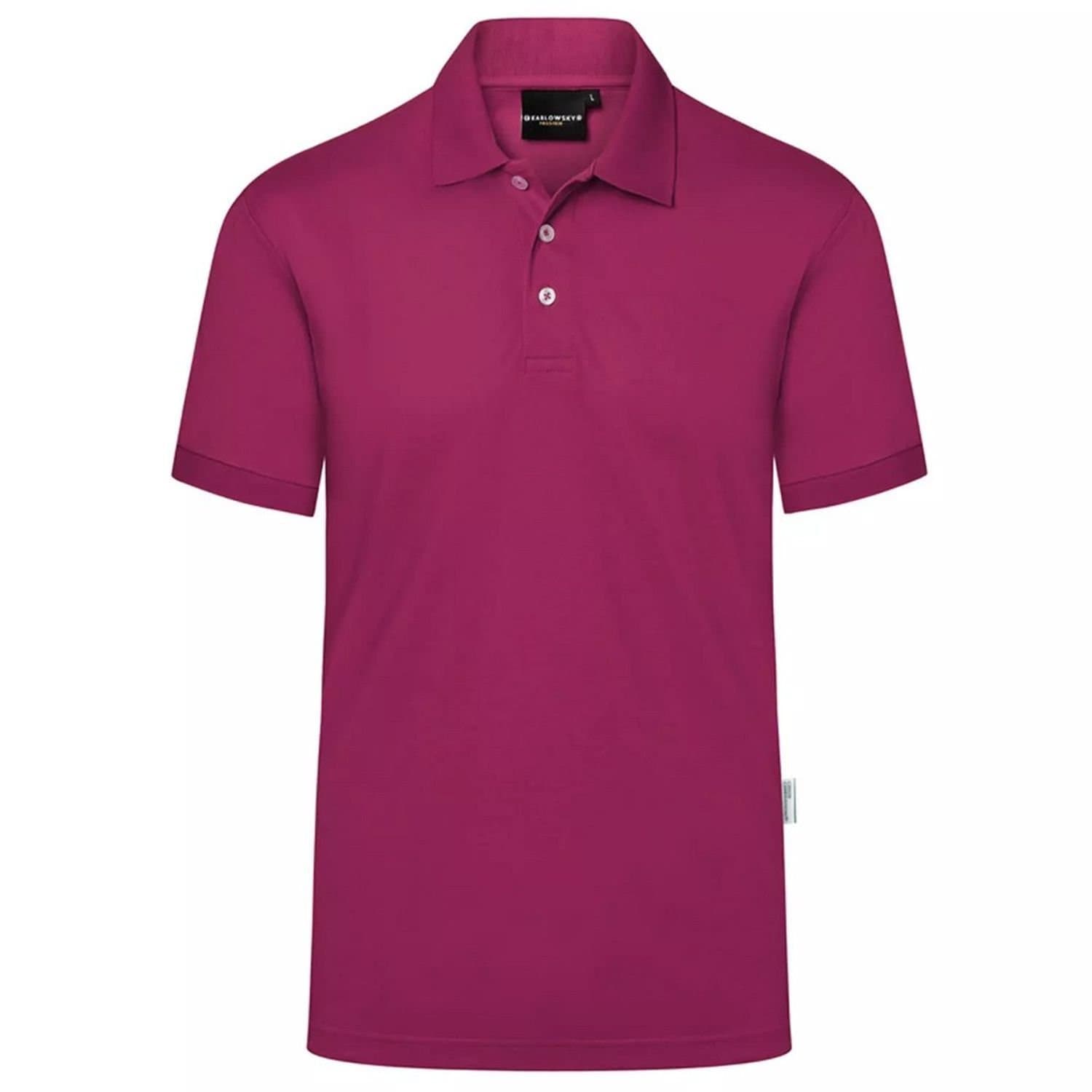 Karlowsky Karlowsky Men's Modern-Flair Work Polo Shirt in Fuchsia