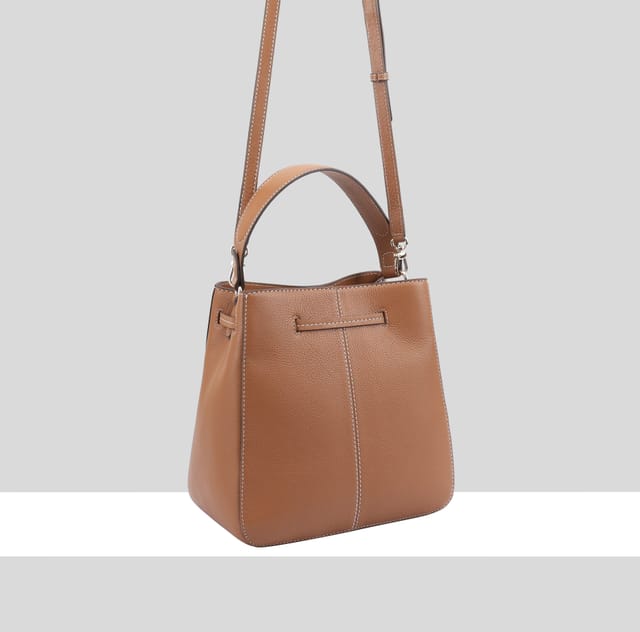 Paul Costelloe Paul Costelloe Women's Peace Leather Multi Way Bag in Brown - 2