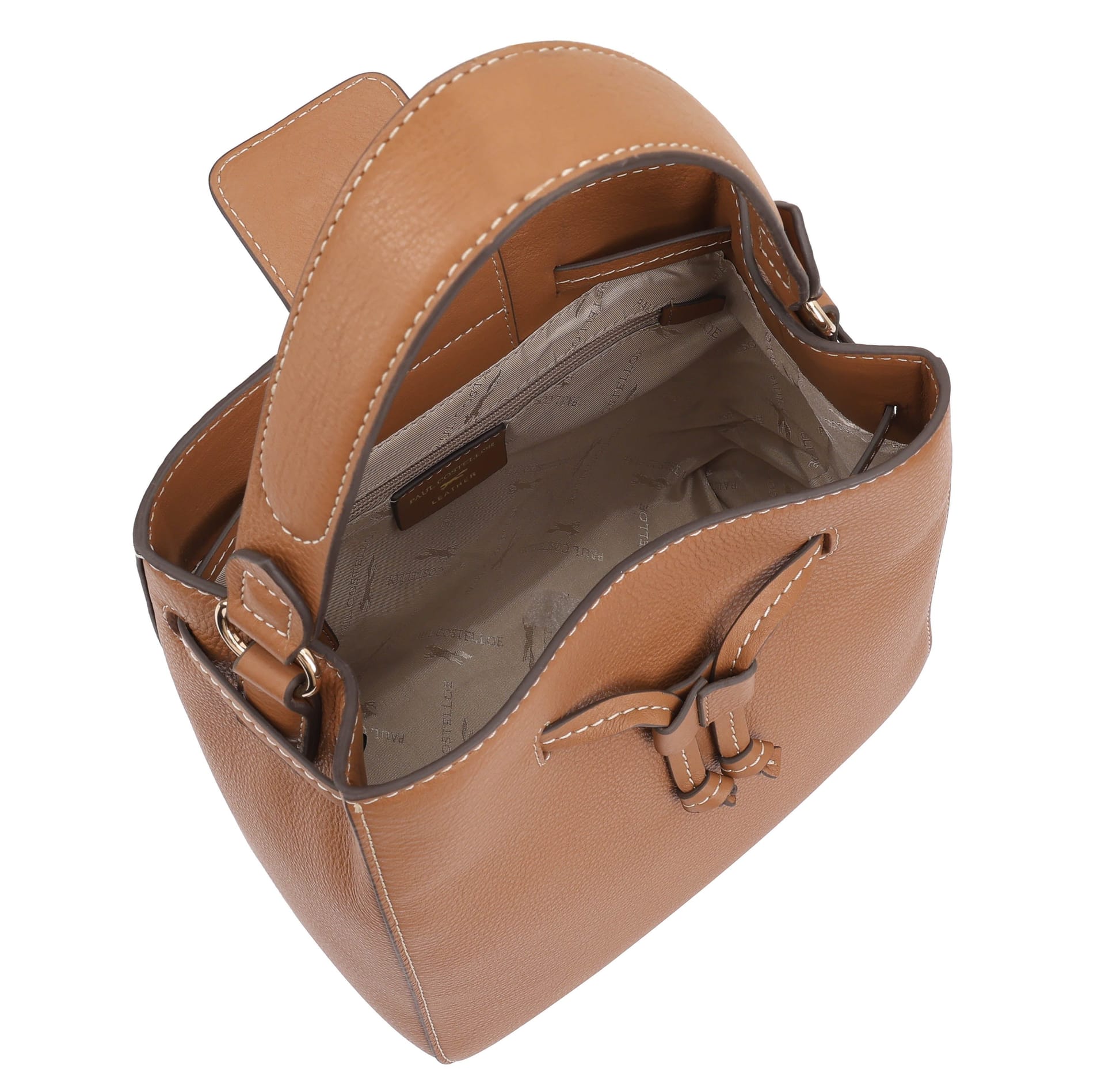 Paul Costelloe Paul Costelloe Women's Peace Leather Multi Way Bag in Brown - 4