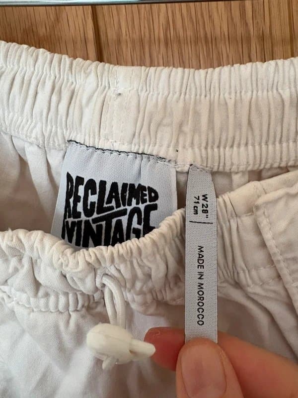 ASOS White ASOS cargo pants