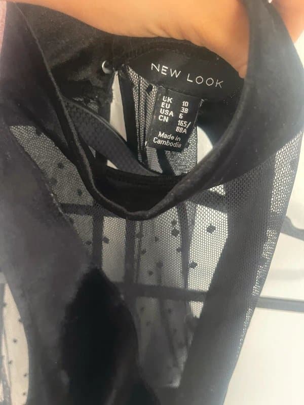 New Look Mesh front body suit