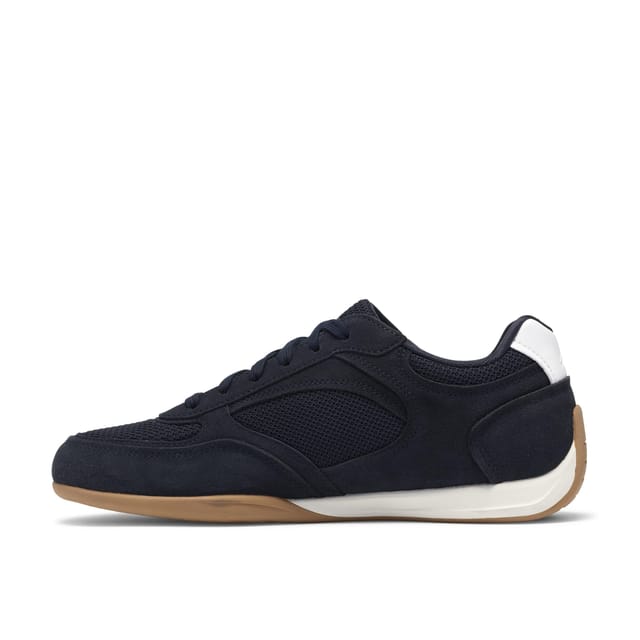 Clarks Clarks Men's Upton Lace Navy Suede Trainers, Lace Up in Blue - 2