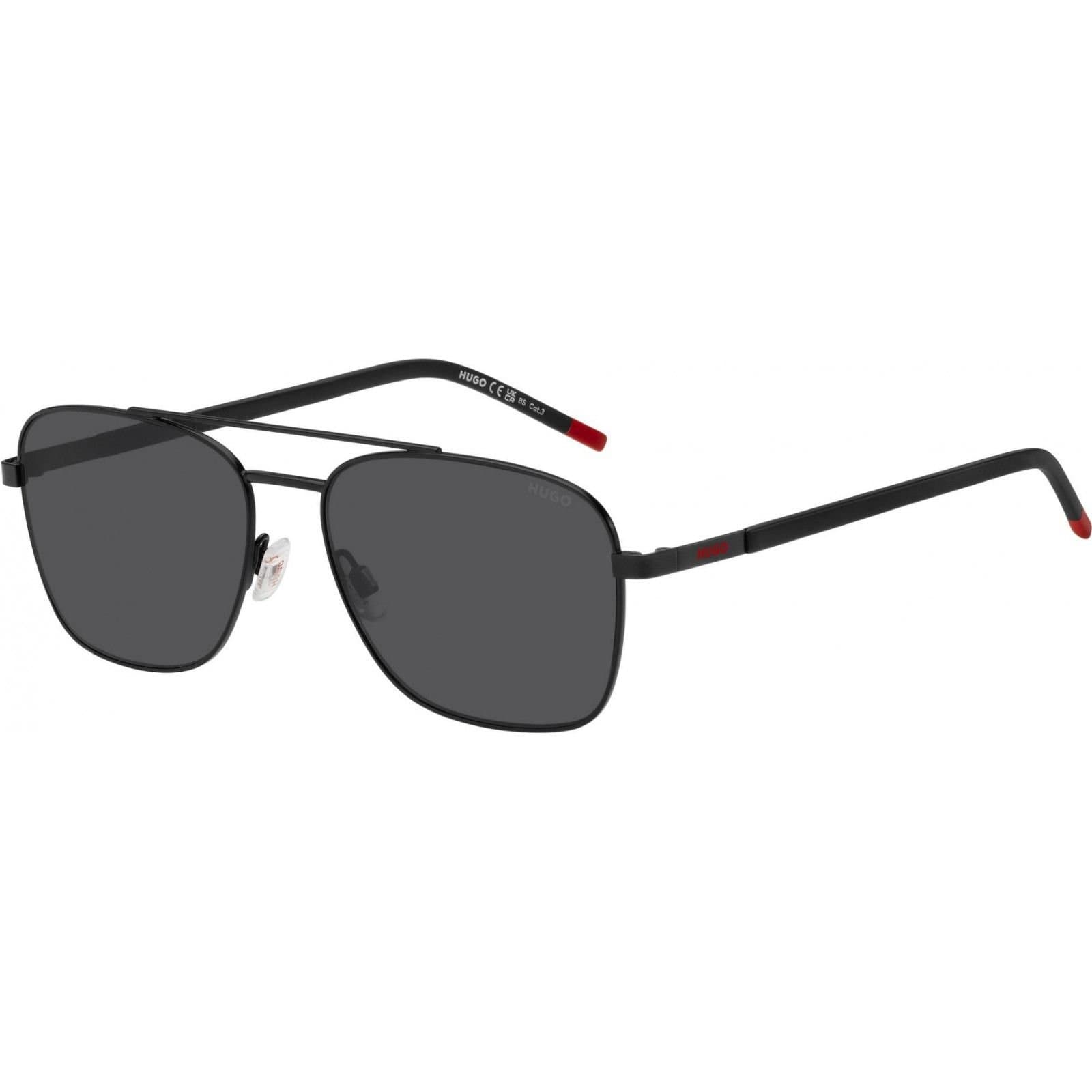 HUGO HUGO Men's HG-1269-S-003 Square/Rectangle Sunglasses in Black