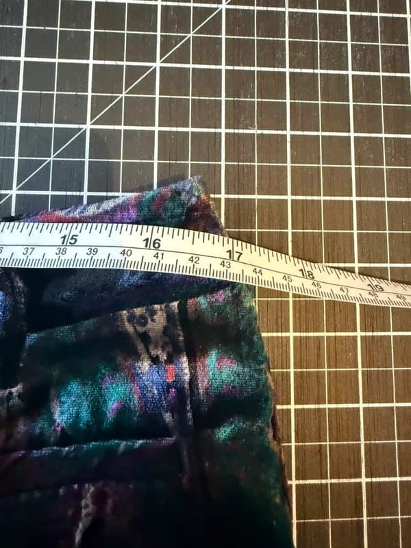 Monsoon Monsoon Velvet Paisley Print Trousers Size 14 Teal Purple
