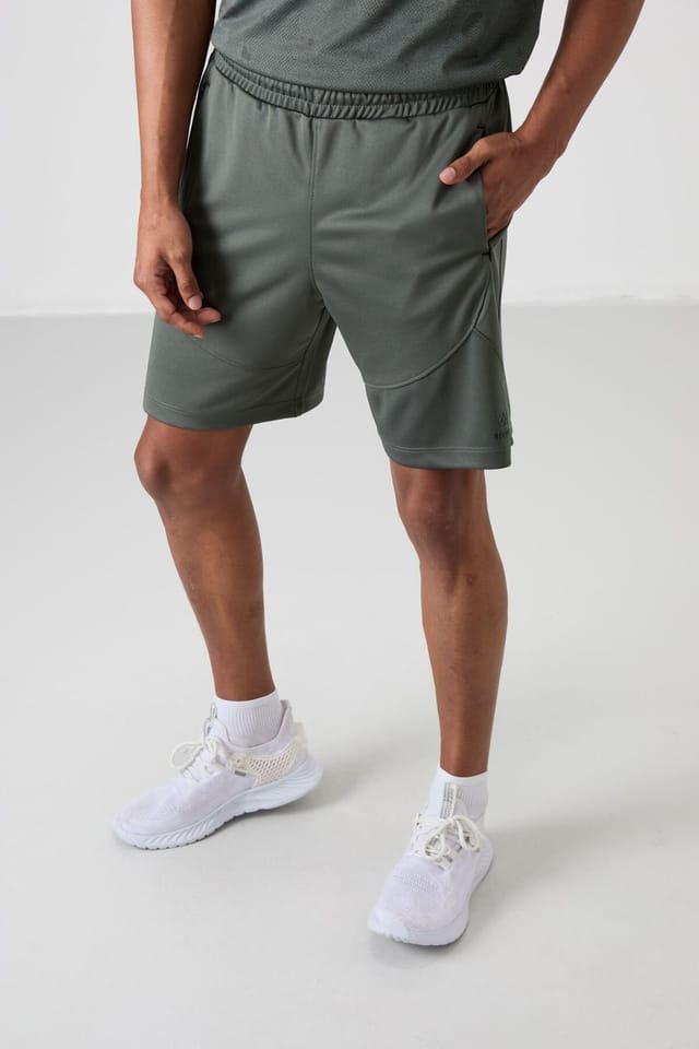 Tommy Life Tommy Life Men's Polyester Sweat Shorts in Grey - 2