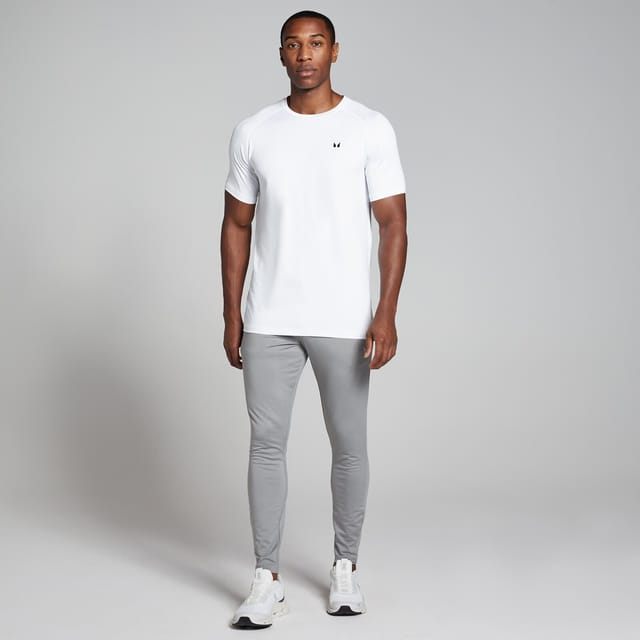 MyProtein Myprotein Men's Training Short Sleeve T-Shirt in White - 3