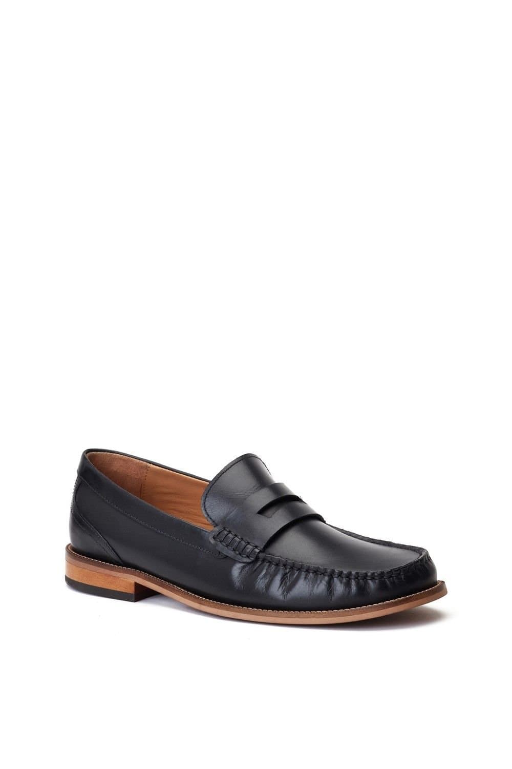 Base London Base London Men's Garfield Penny Loafer in Black