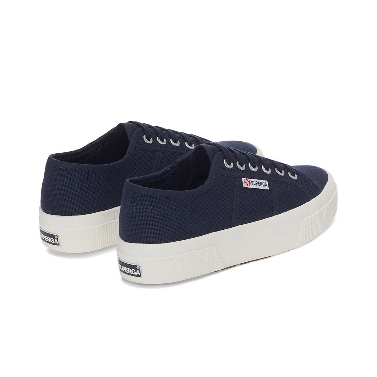Superga Superga Women's 2740 Lace Up Platforms in Navy - 2