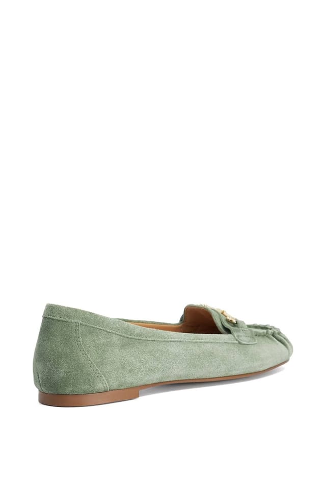 Dune London Dune London Women's 'Guno' Suede Loafers in Green - 3