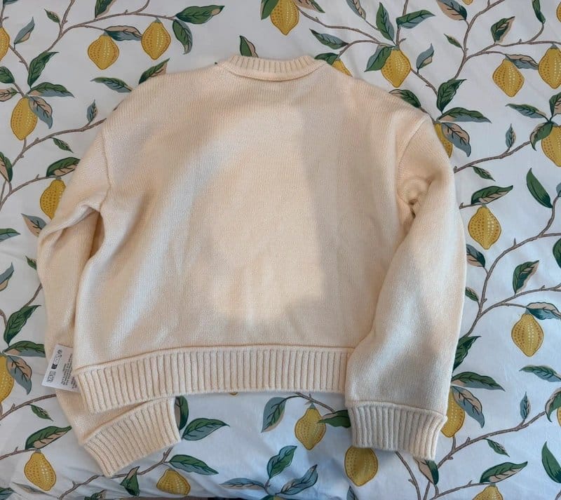 ASOS Cream Ribbed Knit Jumper