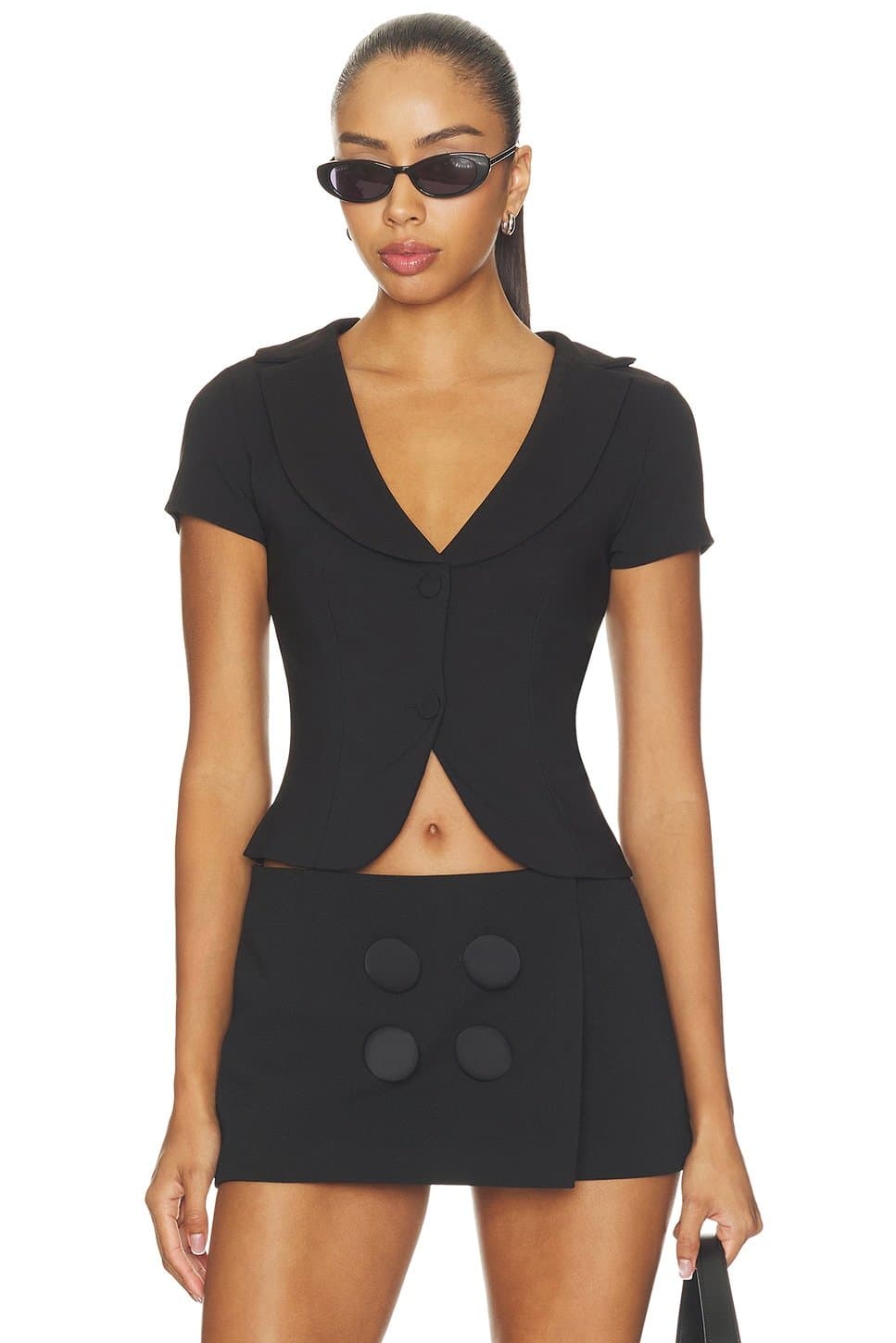 revolve Laurel Short Sleeve Blazer